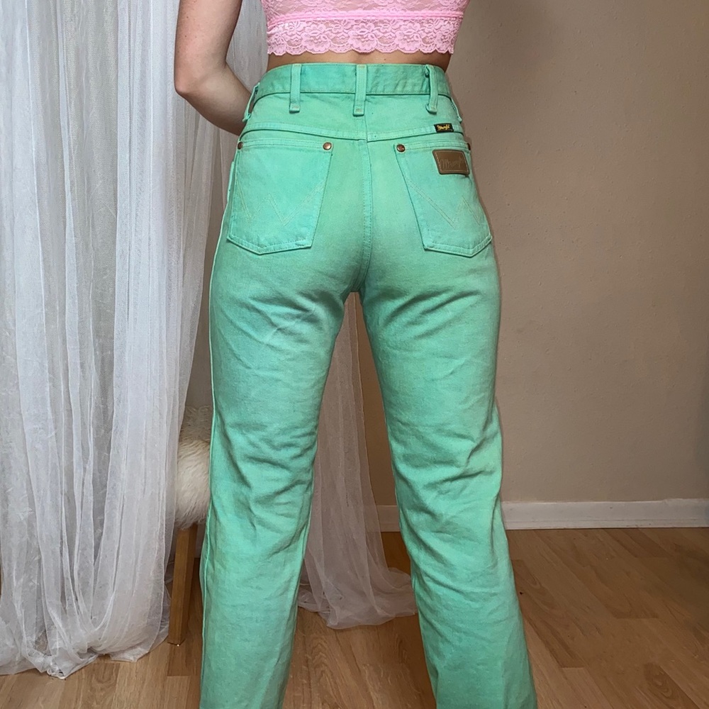 Green Wrangler Jeans